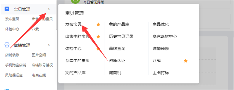 發(fā)布寶貝
